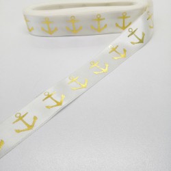 Baskılı Saten Kurdele 2,5 cm 1 Metre-STK-101