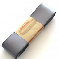 Gri Renk Saten Kurdele 4 cm-STK-1010