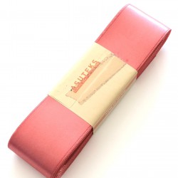 Nar Çiçeği Rengi Saten Kurdele 4 cm-STK-1011