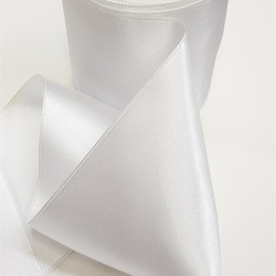 Beyaz Saten Kurdele 12 cm-STK-1012