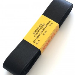 Siyah Renk Saten Kurdele 3 cm-STK-1021