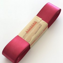 Koyu Kırmızı Saten Kurdele 3 cm-STK-1026