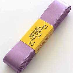 Lila Saten Kurdele 3 cm-STK-1031 Lila Saten Kurdele 3 cm-STK-1031