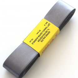 Gri Saten Kurdele 3 cm-STK-1033