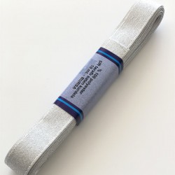 Simli Gümüş Saten Kurdele 2 cm-STK-1034