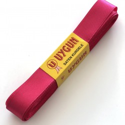 Fuşya Renk Saten Kurdele 2 cm-STK-1035