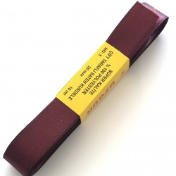 Bordo Renk Saten Kurdele 2 cm-STK-1043