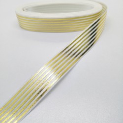 Baskılı Saten Kurdele 2,5 cm 1 Metre-STK-105