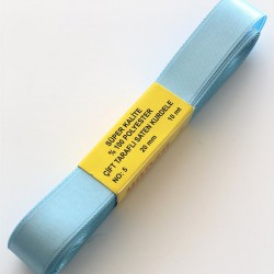 Açık Mavi Renk Saten Kurdele 2 cm-STK-1050 Açık Mavi Renk Saten Kurdele 2 cm-STK-1050