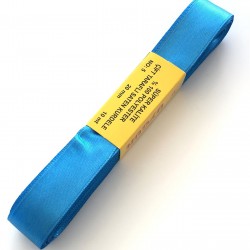Turkuaz Mavi Saten Kurdele 2 cm-STK-1051