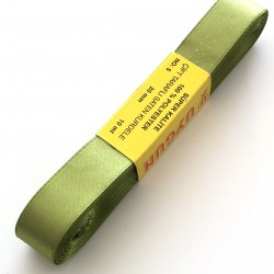 Fıstık Yeşili Saten Kurdele 2 cm-STK-1052