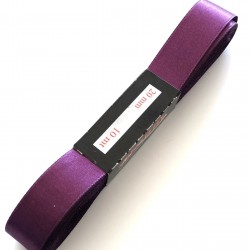 Koyu Mor Renk Saten Kurdele 2 cm-STK-1056 Koyu Mor Renk Saten Kurdele 2 cm-STK-1056