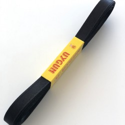 Siyah Saten Kurdele 1 cm-STK-1057