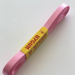 Pembe Saten Kurdele 1 cm-STK-1061