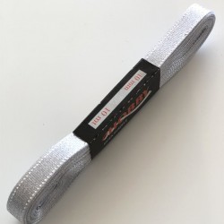 Simli Gümüş Saten Kurdele 1 cm-STK-1068