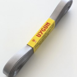 Açık Gri Saten Kurdele 1 cm-STK-1082 Açık Gri Saten Kurdele 1 cm-STK-1082