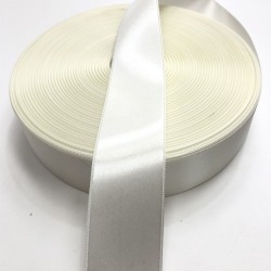 Krem Saten Kurdele 4 cm-STK-1105 Krem Saten Kurdele 4 cm-STK-1105