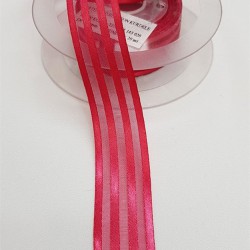 Saten Çizgili Şifon Kurdele 2,5 Cm-STK-1115