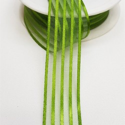 Saten Çizgili Şifon Kurdele 2,5 Cm-STK-1118