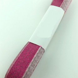Fuşya Simli Kurdele 1,5 cm -STK-1145