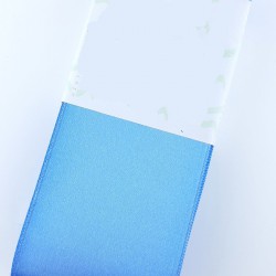 Bebe Mavi Gold Simli Saten Kurdele-STK-1168