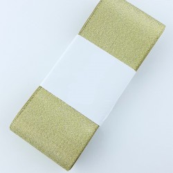 Gold Simli Saten Kurdele-STK-1172