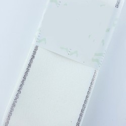 Krem Gümüş Simli Saten Kurdele-STK-1187 Krem Gümüş Simli Saten Kurdele-STK-1187