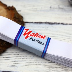 Saten Kurdele 3 Cm Beyaz-STN-304