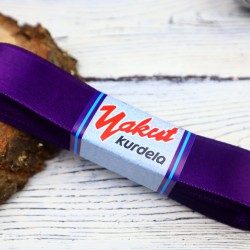 Saten Kurdele 3 Cm Mor-STN-305