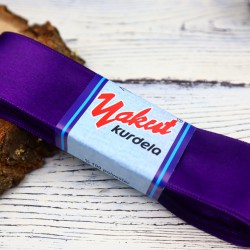 Saten Kurdele 4 Cm Mor-STN-405