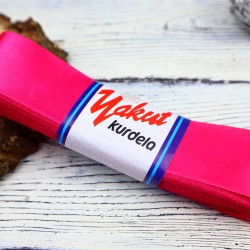 Saten Kurdele 4 Cm Fuşya-STN-407