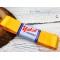 Saten Kurdele 4 Cm Koyu Sarı-STN-413