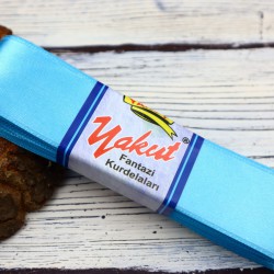 Saten Kurdele 4 Cm Turkuaz-STN-422