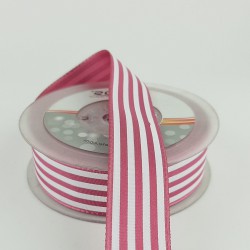 Fuşya Çizgili Tafta Kurdele-TAF-1020