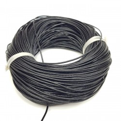 Siyah Kalın Deri ip (10 mt )-TAP-1005