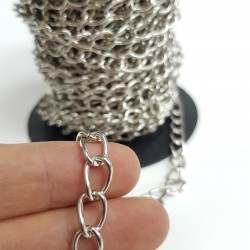 Gümüş Metal Zincir (1 mt )-TAP-1025