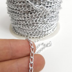 Gümüş Aleminyum Zincir (1 mt )-TAP-1026