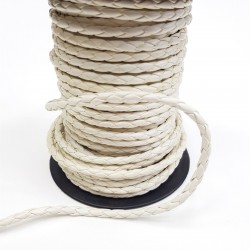 Beyaz Deri ip (1 mt )-TAP-1040