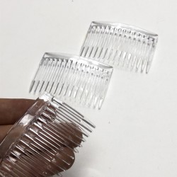 Şeffaf Renk Tarak Toka 7 cm-TAP-1060