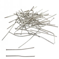 Gümüş Rengi Başlıklı Takı Çivisi 0,45 Cm-TAP-1077