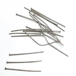 Gümüş Rengi Başlıklı Takı Çivisi 0,35 Cm-TAP-1078