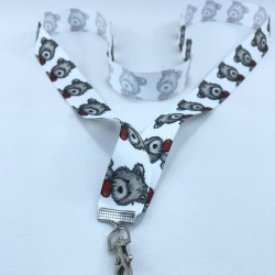 Köpek Desenli Boyun Askı İpi Yaka Kartlığı-TAP-1285