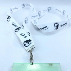 Mustafa Kemal Atatürk Desenli Boyun Askı İpi Yaka Kartlığı-TAP-1287