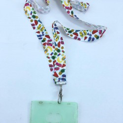 Meyve Desenli Boyun Askı İpi Yaka Kartlığı-TAP-1289