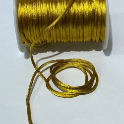 Koyu Hardal Sarı Sıçan Kuyruğu Brit İp 10 Metre-TAP-1373