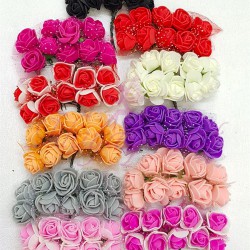 Tüllü Lateks Yapay Demet Çiçek-TC-1026