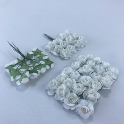 Krem Rengi Kağıt Çiçek-TC-1029