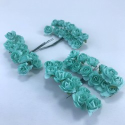 Su Yeşili Rengi Kağıt Çiçek-TC-1030