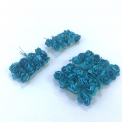 Petrol Yeşil Kağıt Çiçek-TC-1035