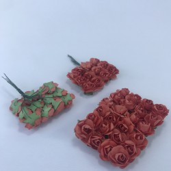 Turuncu Kağıt Çiçek-TC-1037